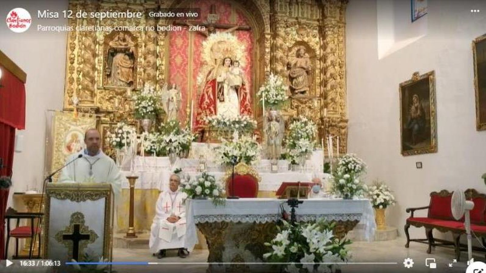 Eucaristía de la Virgen del Valle en Valencia del Ventoso