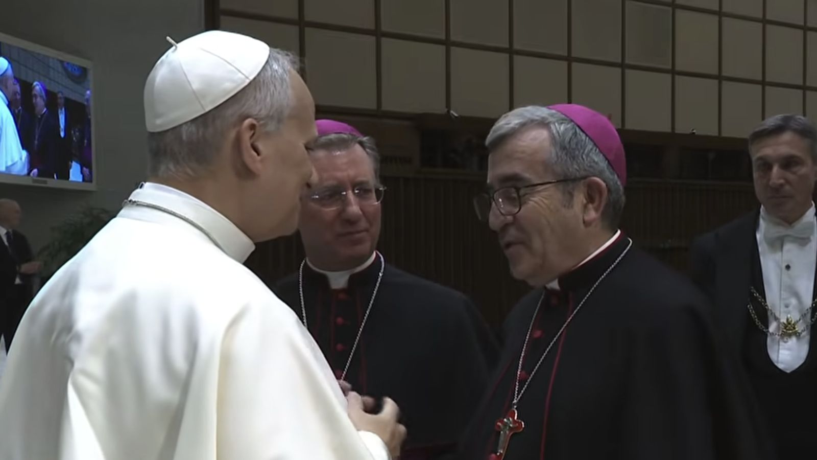Argüello en la audiencia papal