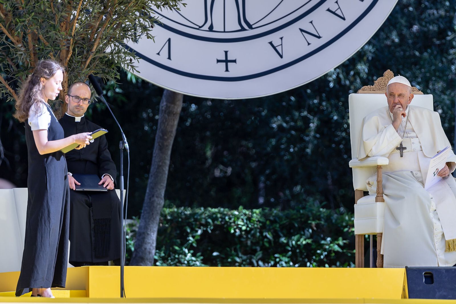El Papa, en un encuentro del Tiempo de la Creación