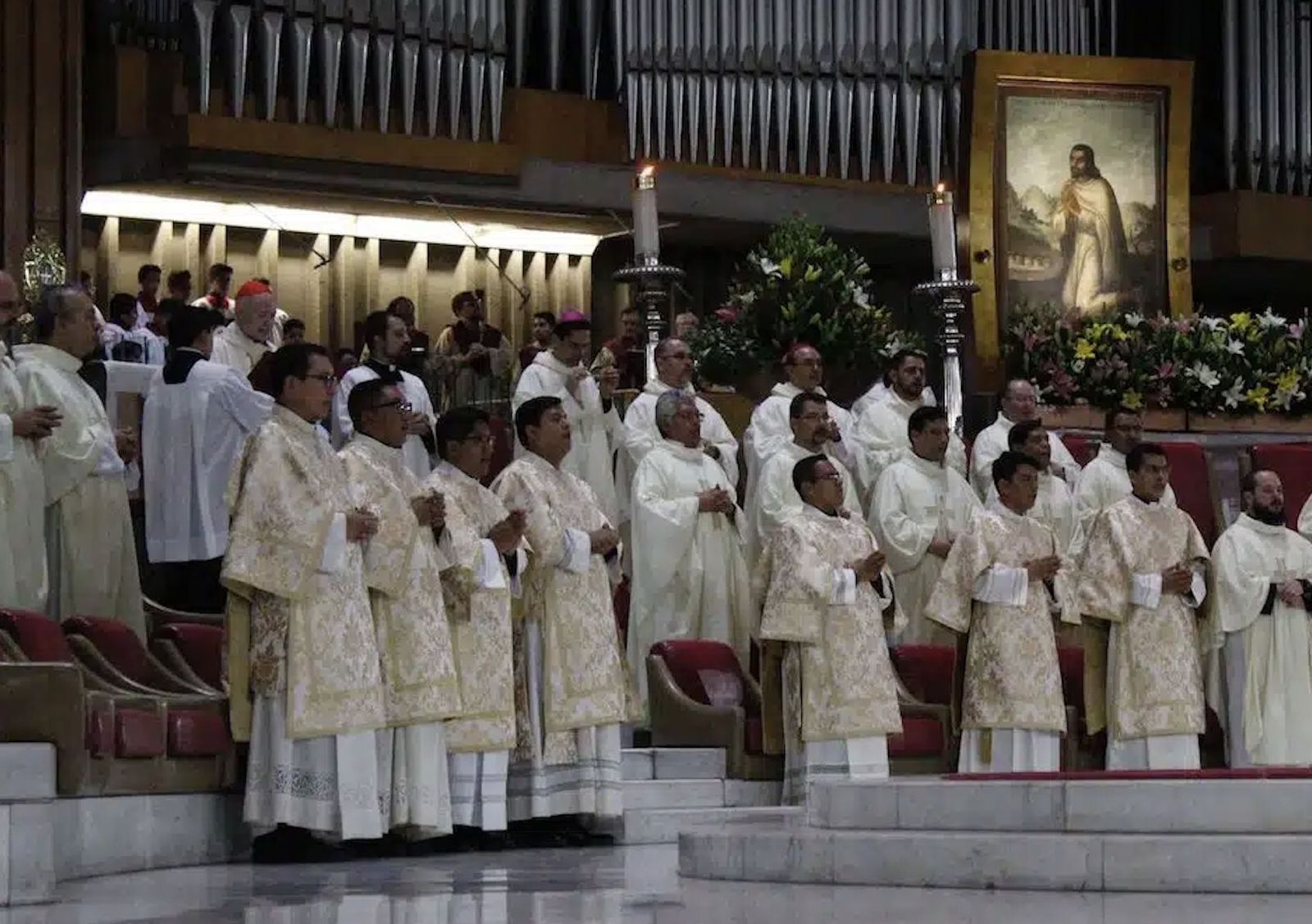 Ceremonia de ordenación de los nuevos diáconos