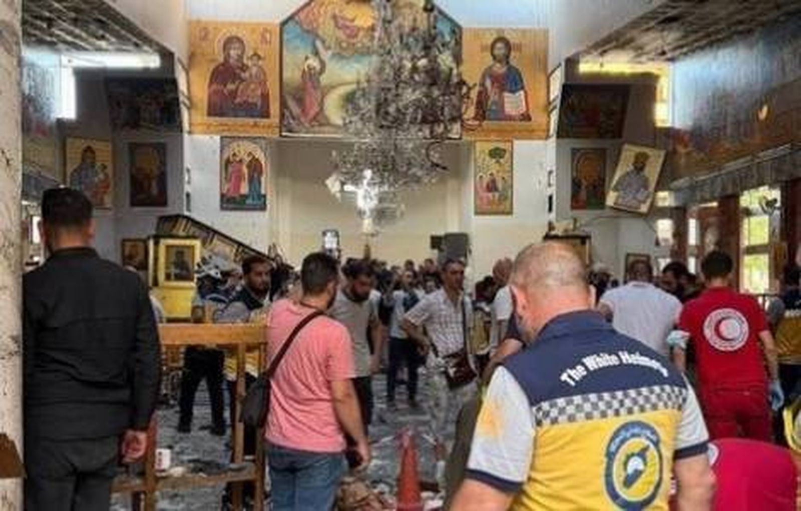 Ataque suicida en la iglesia de San Elías. Damasco.