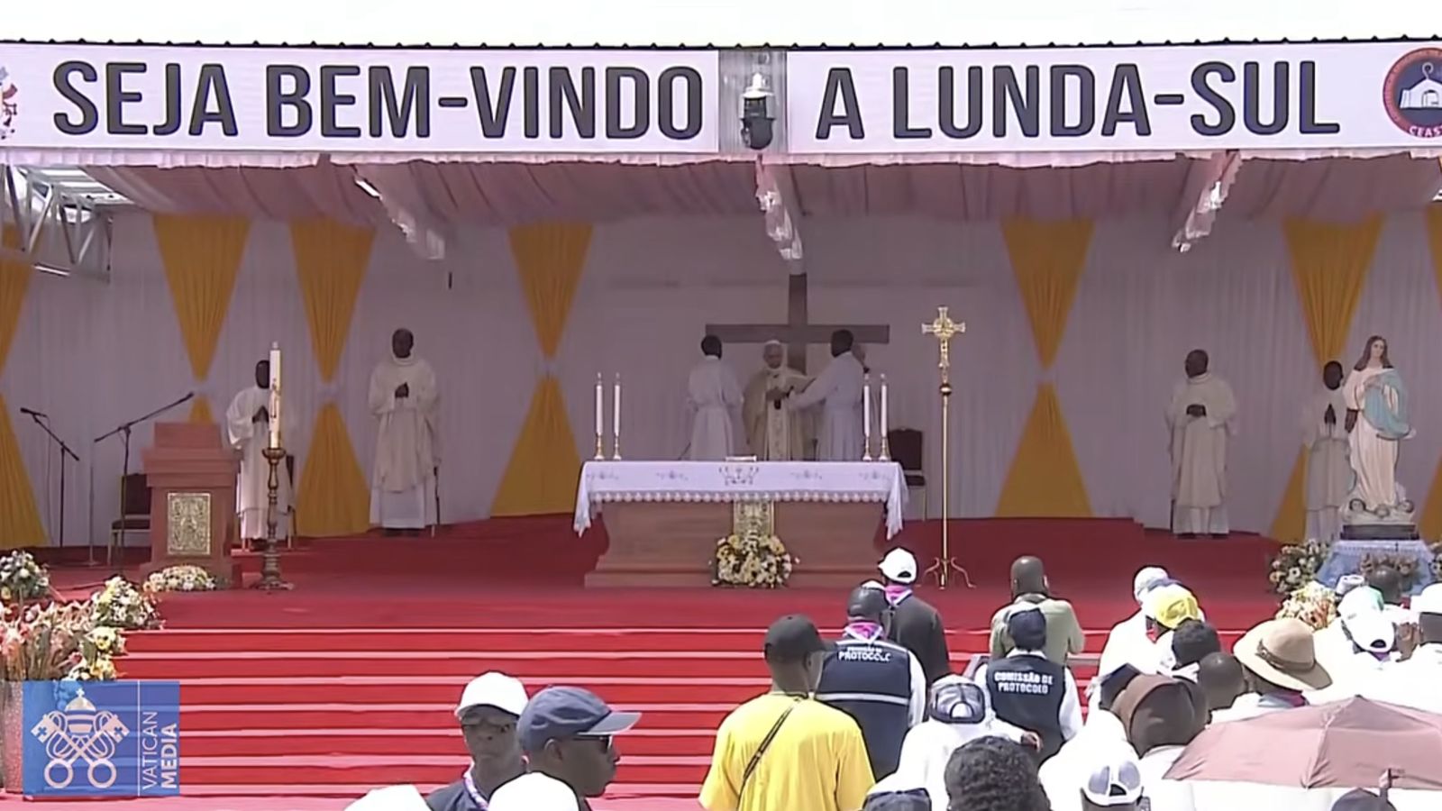 El Papa en Saurimo