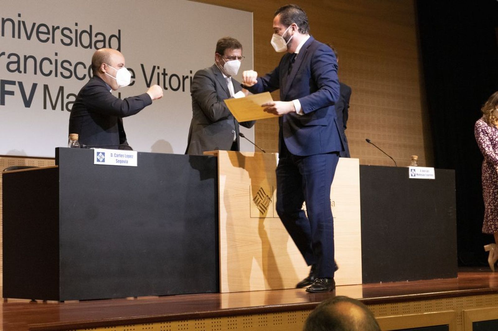 Entrega de los diplomas del curso del Banco Sabadell y la UFV