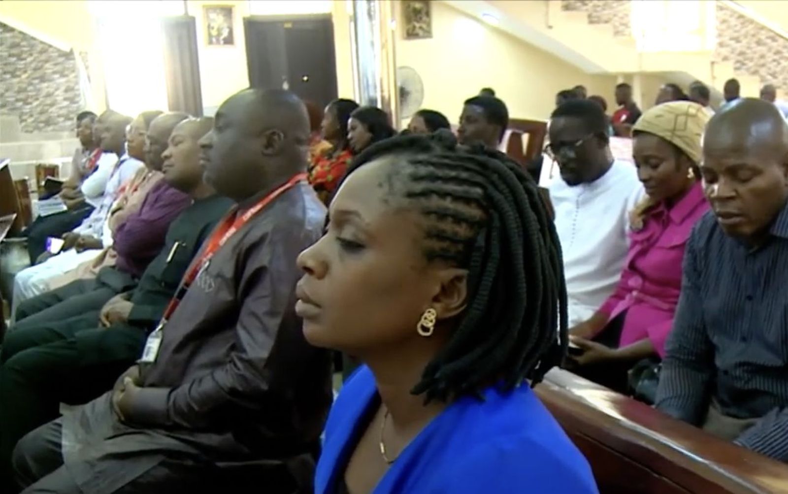 Misa en una parroquia de Abuja en Nigeria