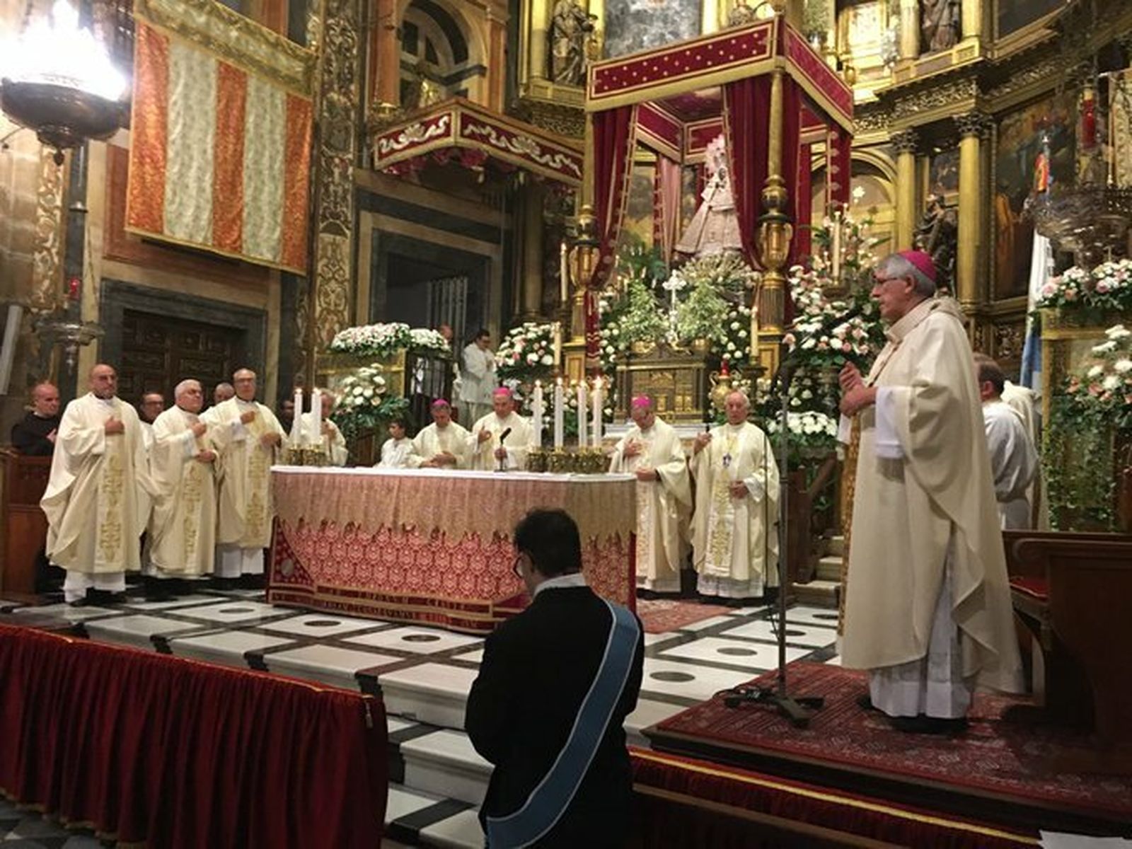 Braulio, en la misa de Guadalupe