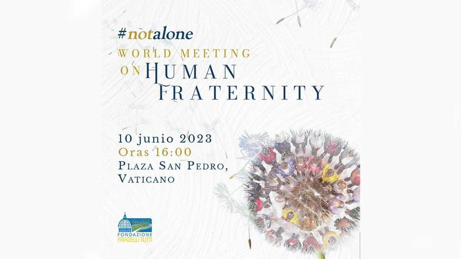 Todo listo para el primer Encuentro Mundial sobre la Fraternidad Humana