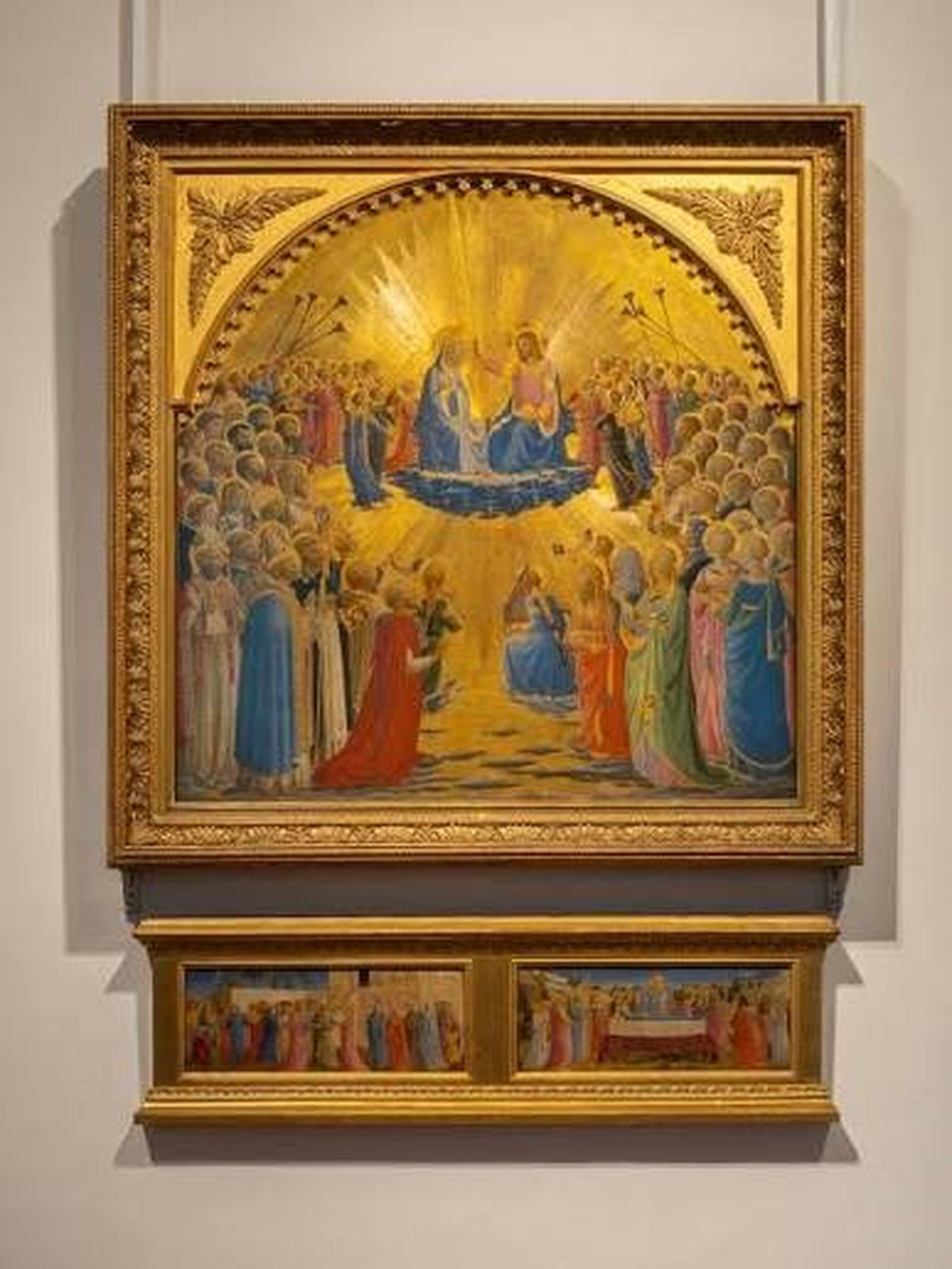 Glorificación de María Beato Angélico siglo XV