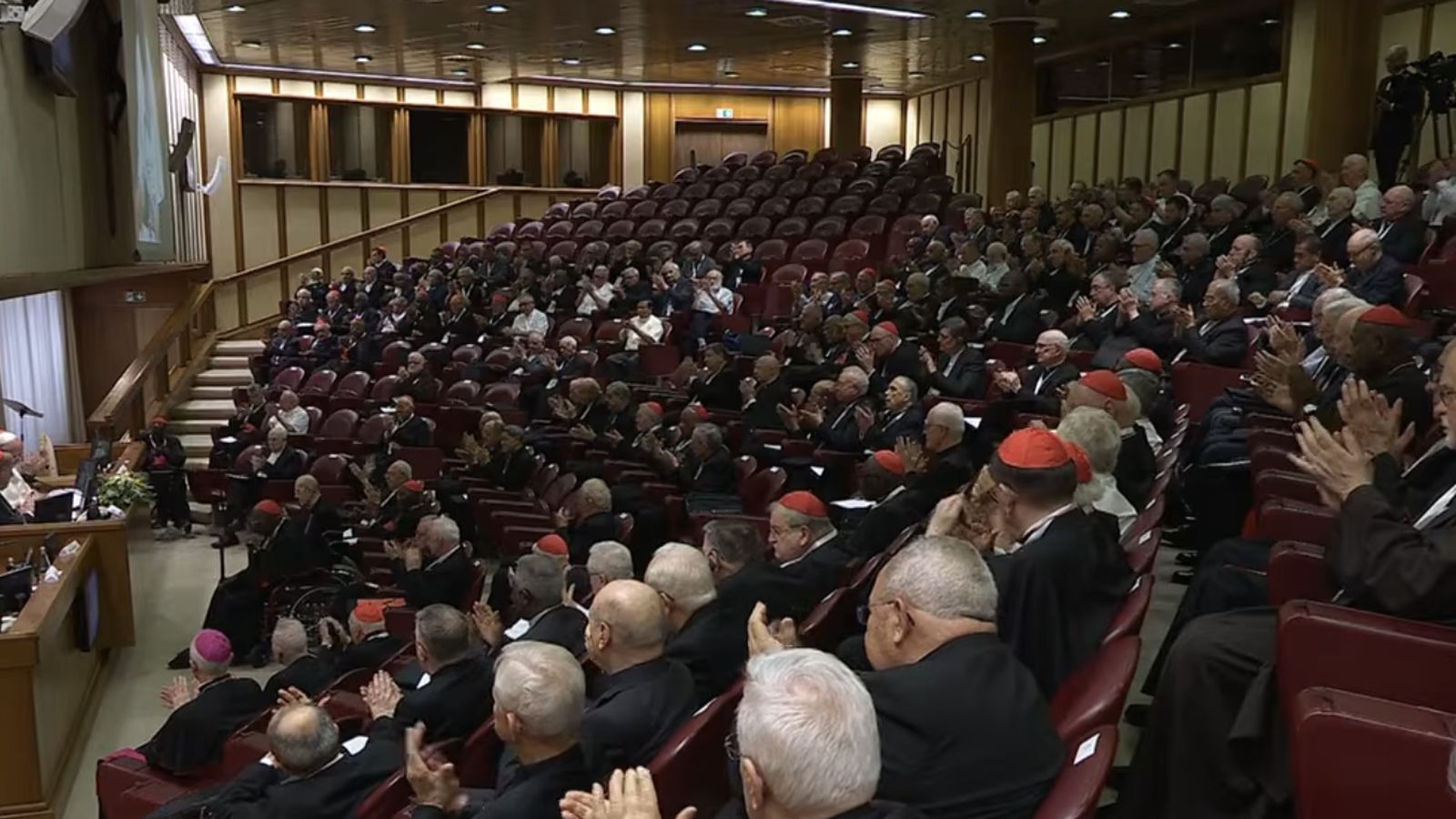 Aplausos en la sala