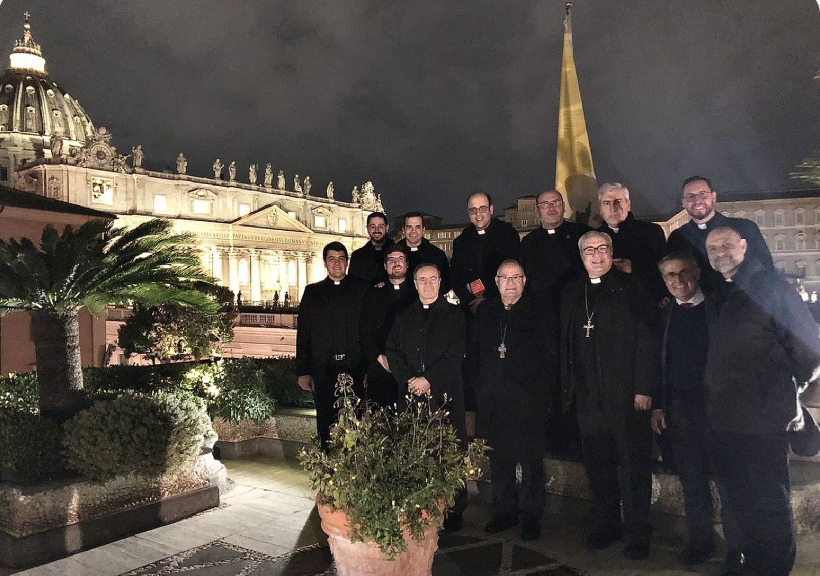 Cerro y Magán, con curas en Roma