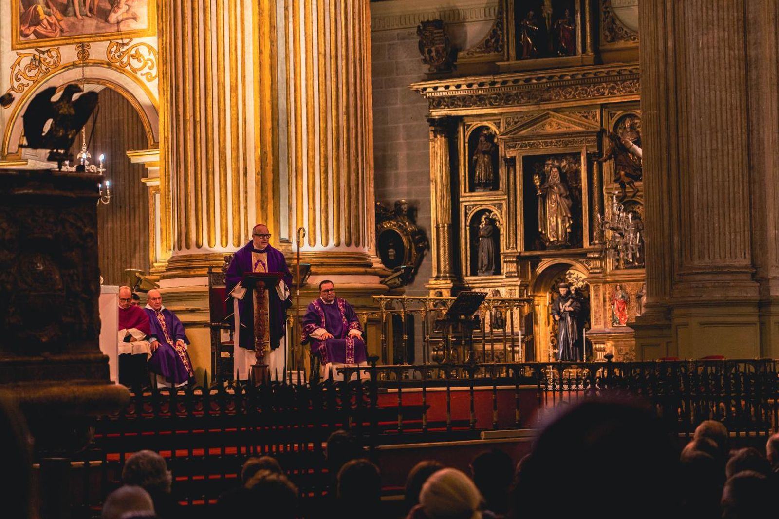 Satué, durante la celebración
