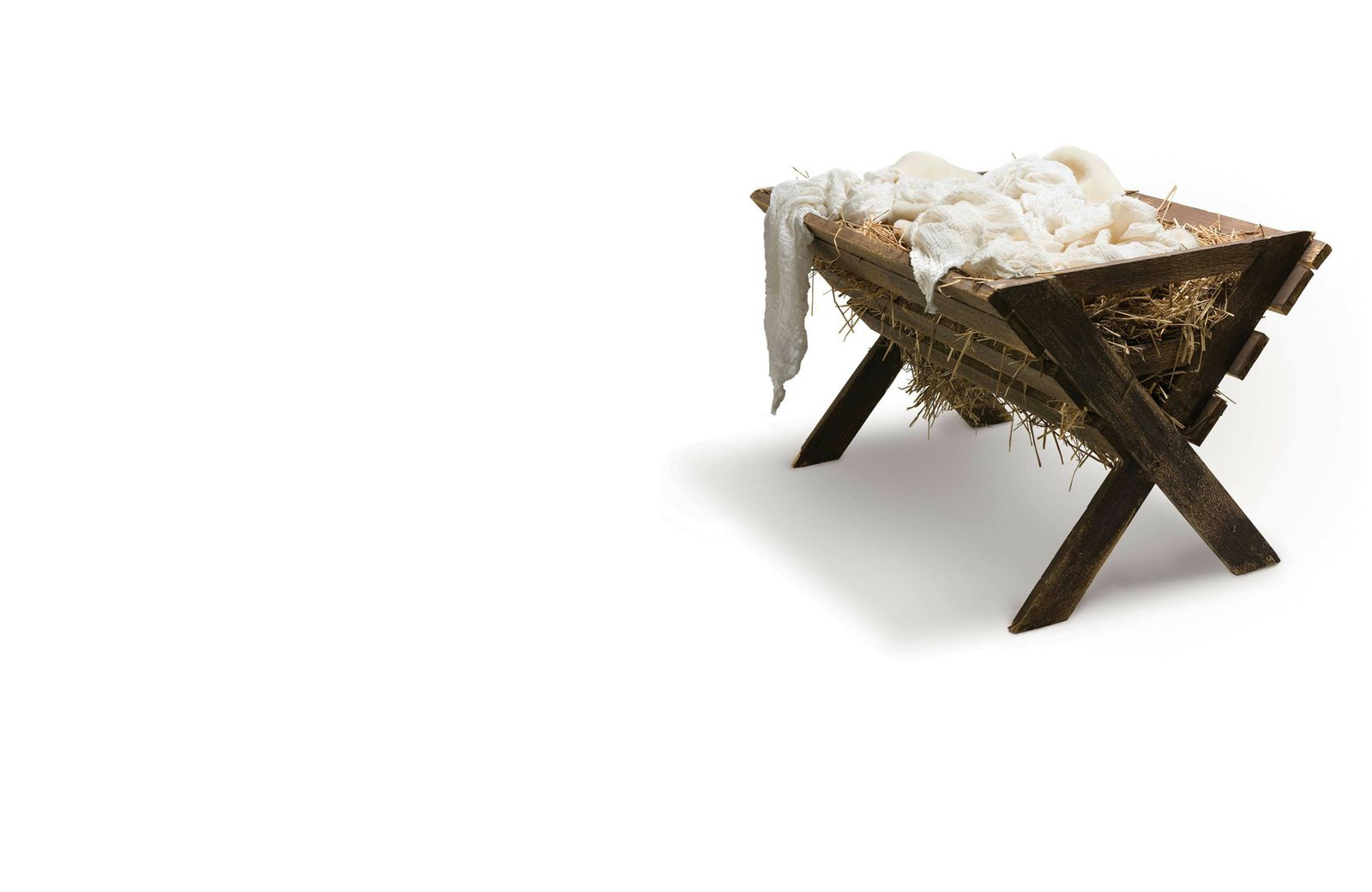 El pesebre vacío... pronto se llenará