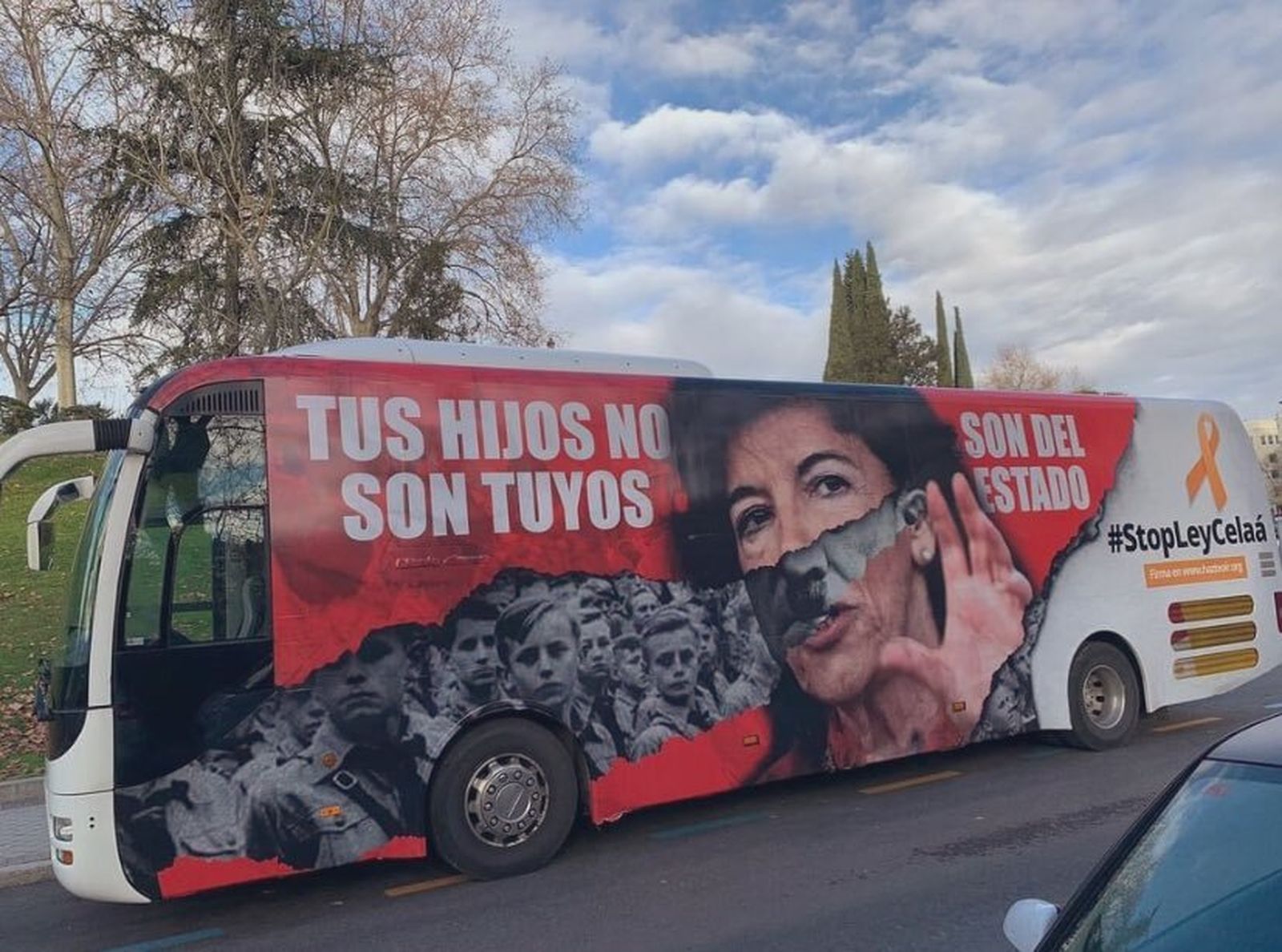 HazteOir logra infiltrarse en las protestas de la concertada contra la Ley Celaá