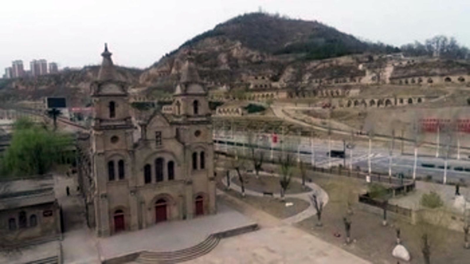 La iglesia "Virgen de Begoña" en Yan'an