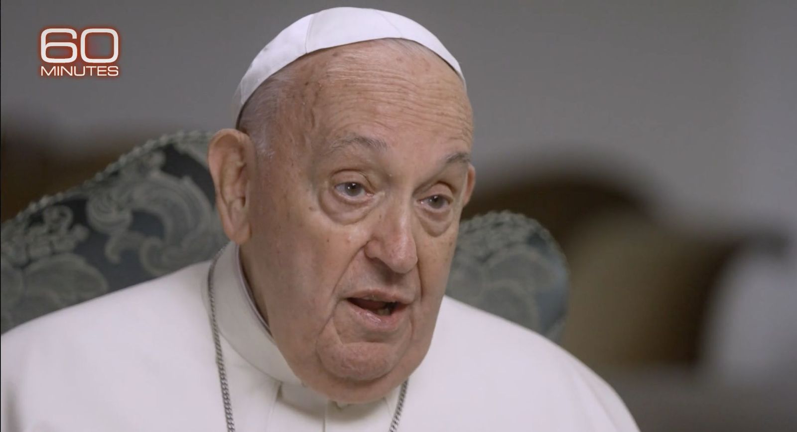 Francisco en el programa 60 minutos de la CBS