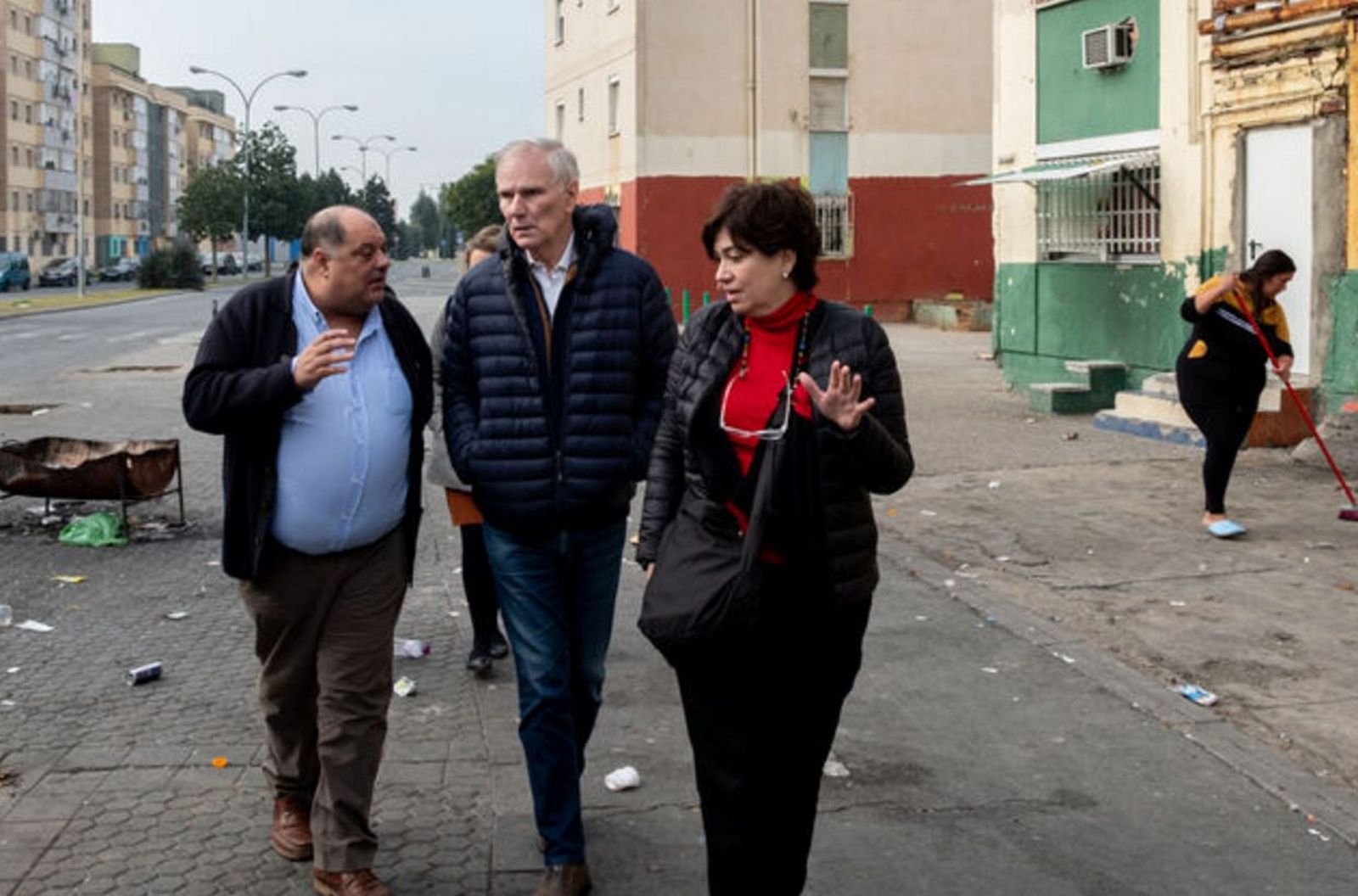 El relator de la ONU en un barrio deprimido de Andalucía