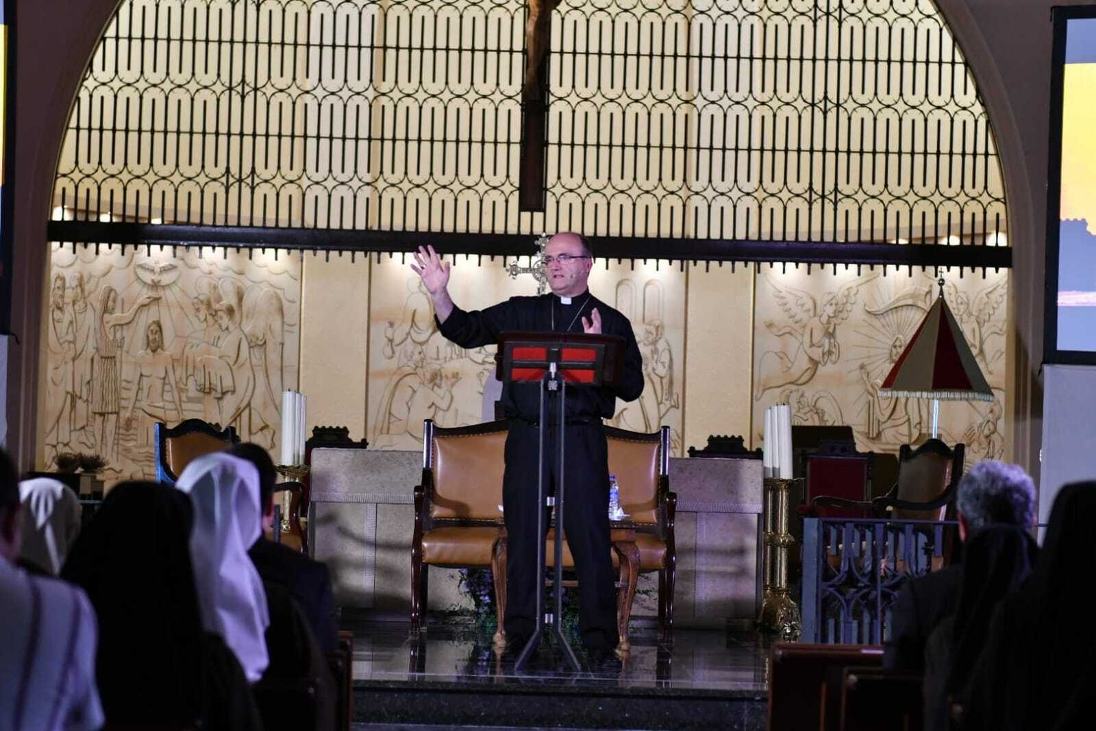 Munilla, en el Cerro de los Ángeles