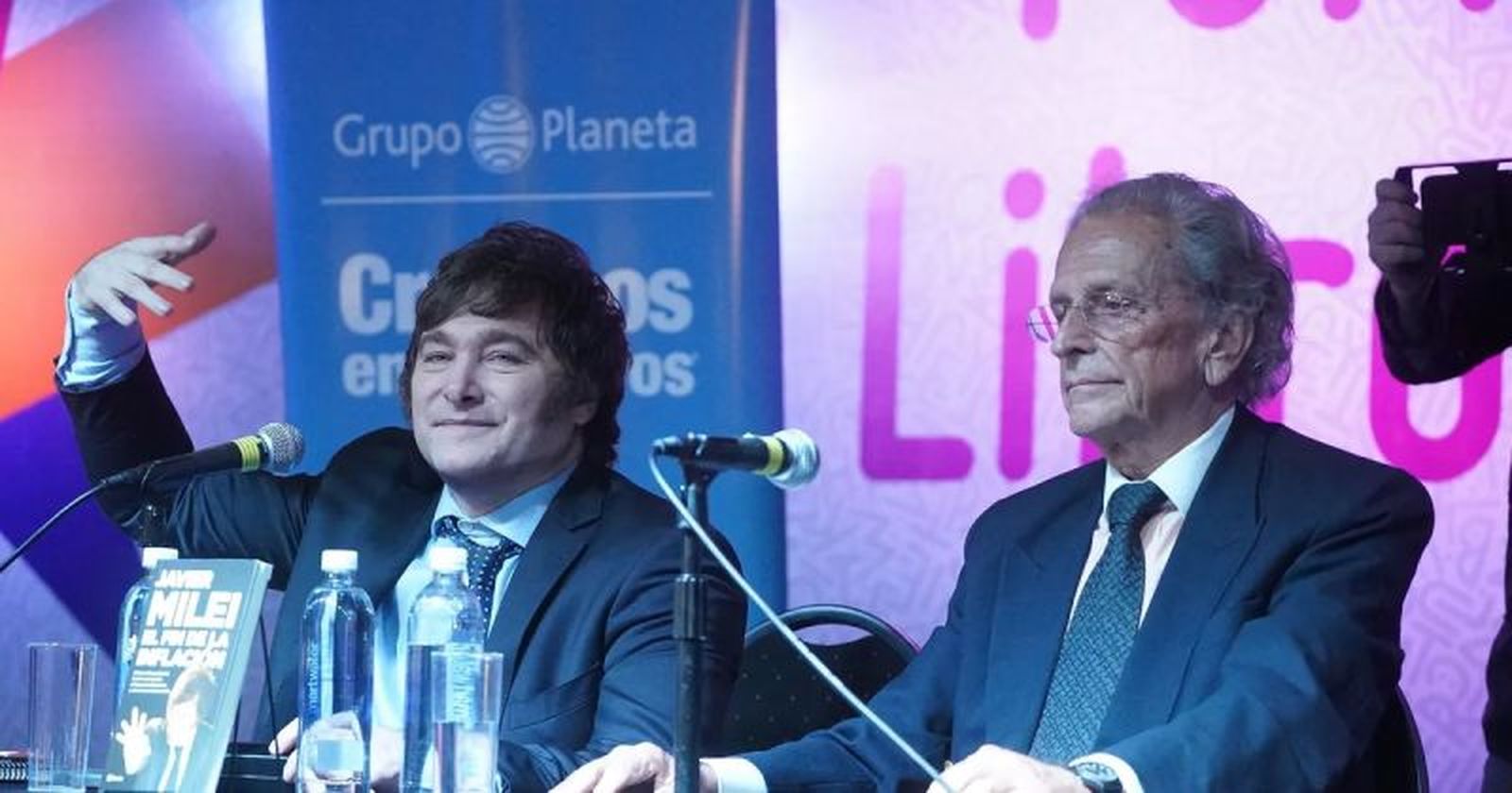 Milei, con Benegas Lynch