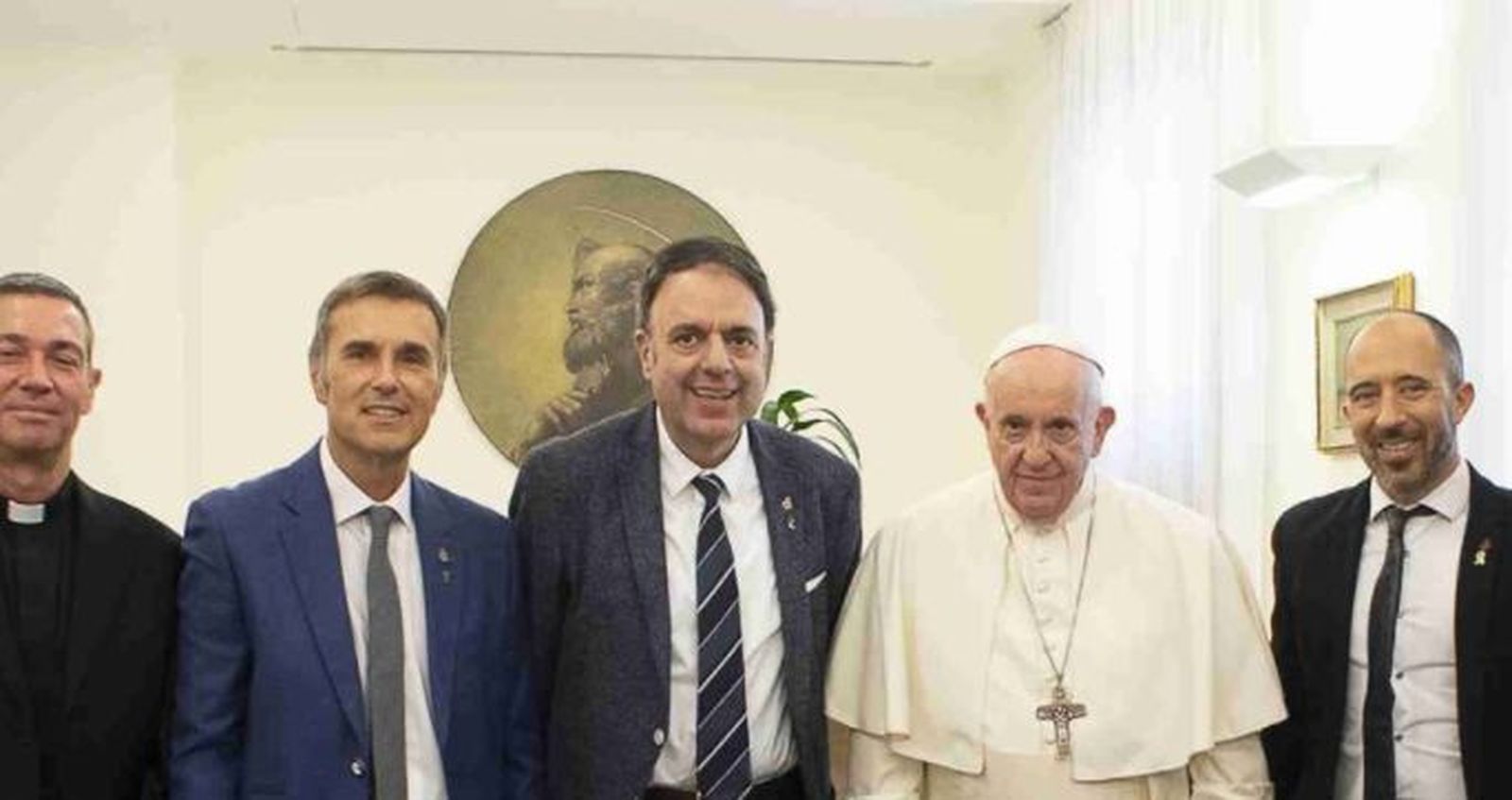 Delegación del Ayuntamiento de Manresa, hoy en el Vaticano