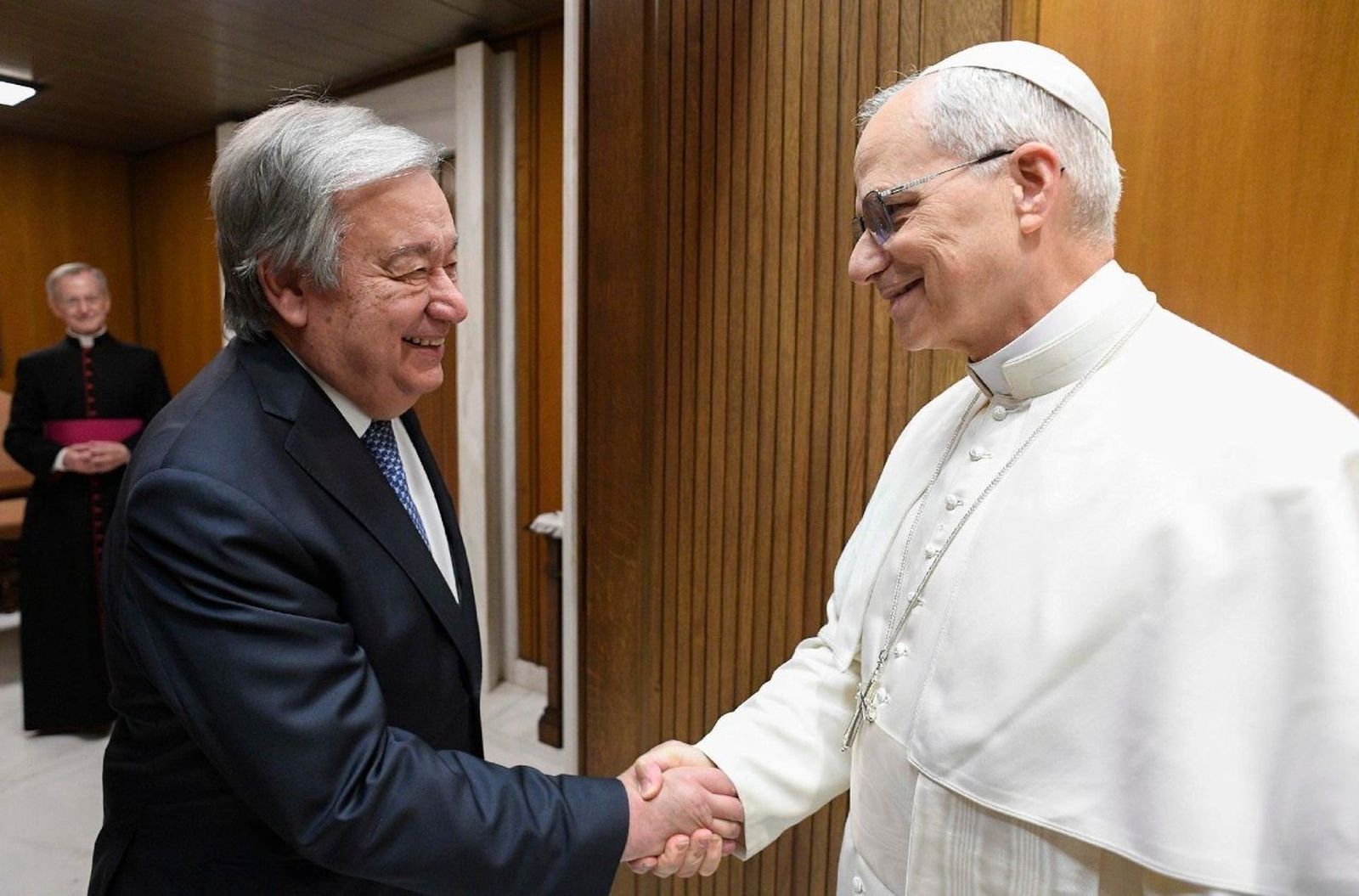 León XIV y Antonio Guterres