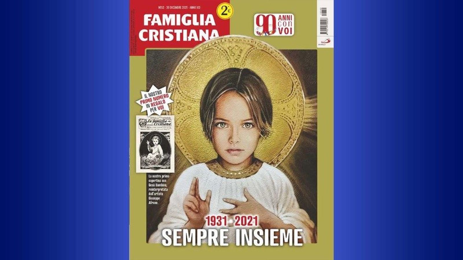 Francisco saluda los 90 años de 'Famiglia Cristiana'