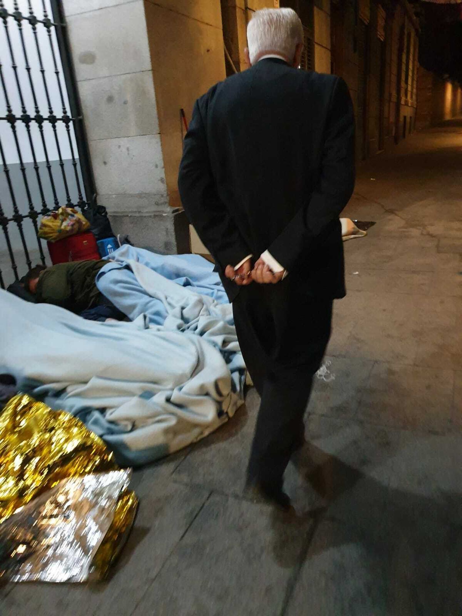 "Hoy no podemos permitir, no debemos permitir, que ni un solo niño duerma en la calle"