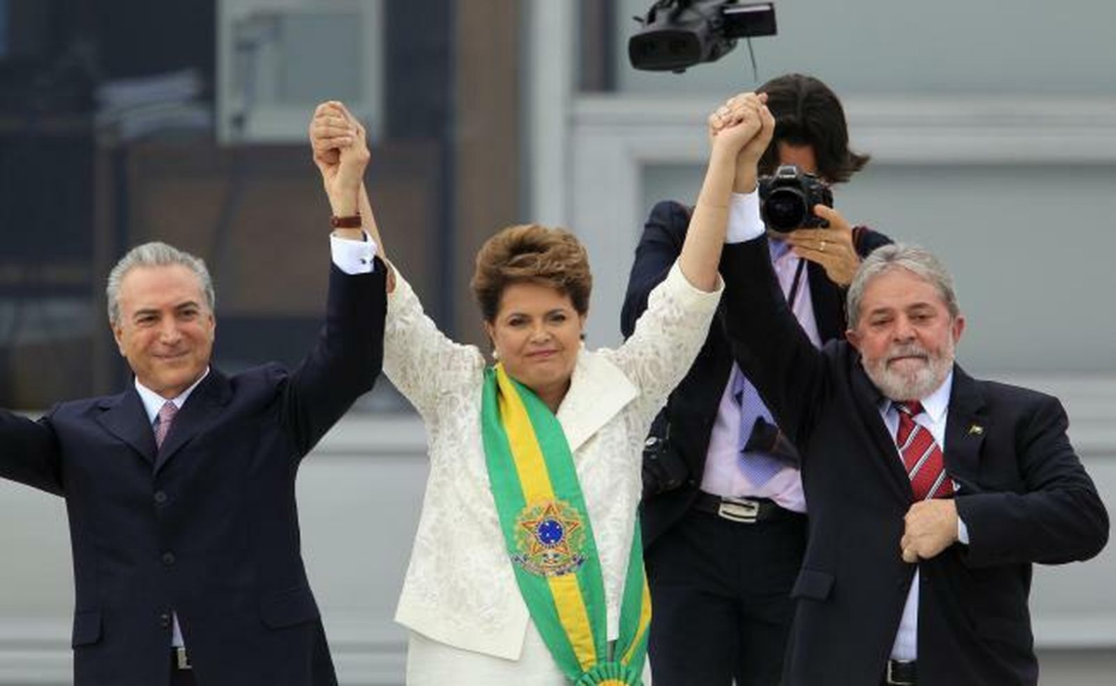 Temer, Lula y Dilma