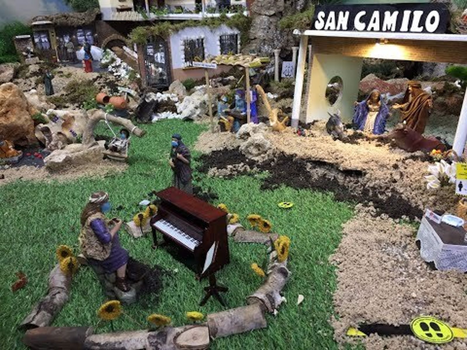 El Belén de la Esperanza: el Centro San Camilo se convierte en el portal donde Jesús se humaniza