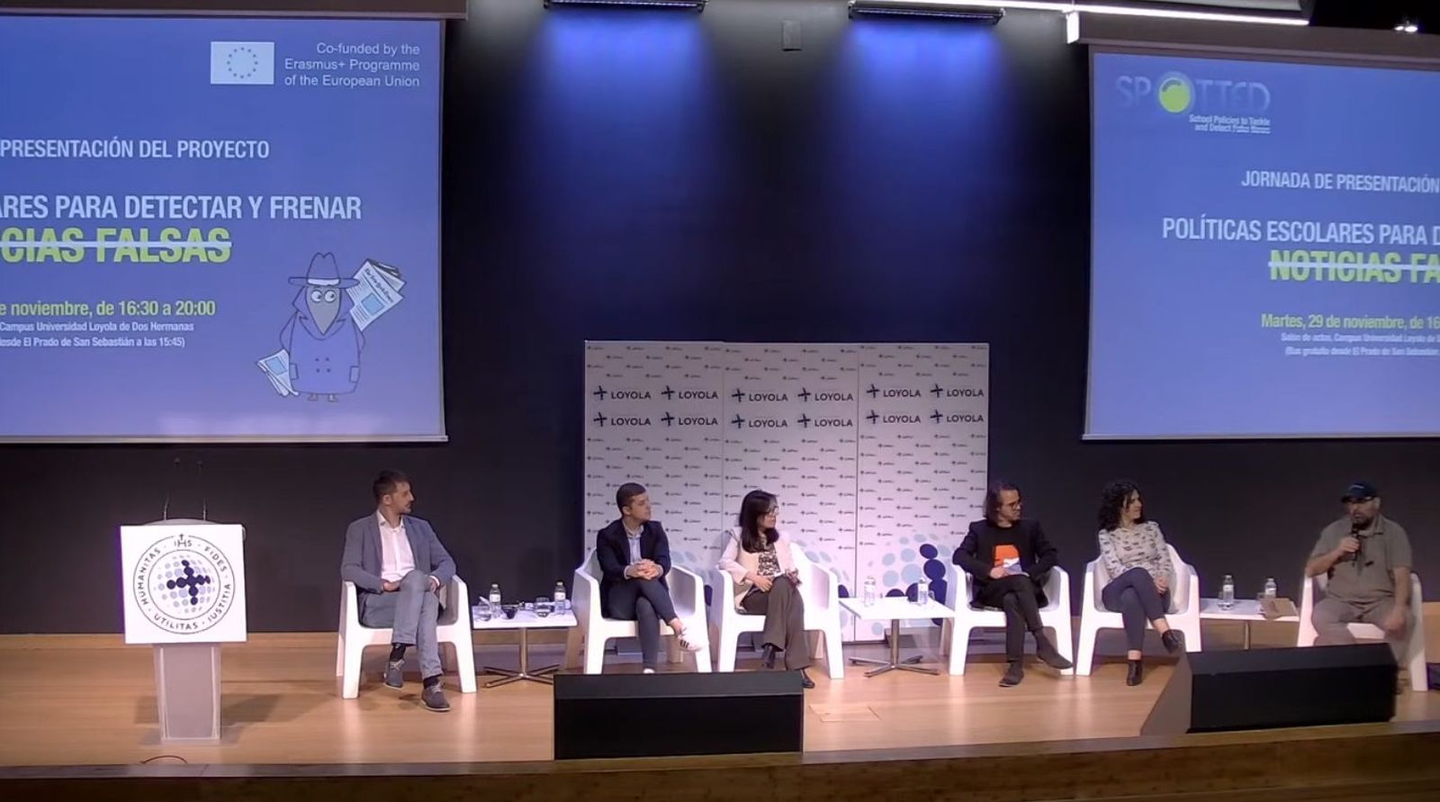 Presentación en Loyola. Erasmus KA2 'Spotted'