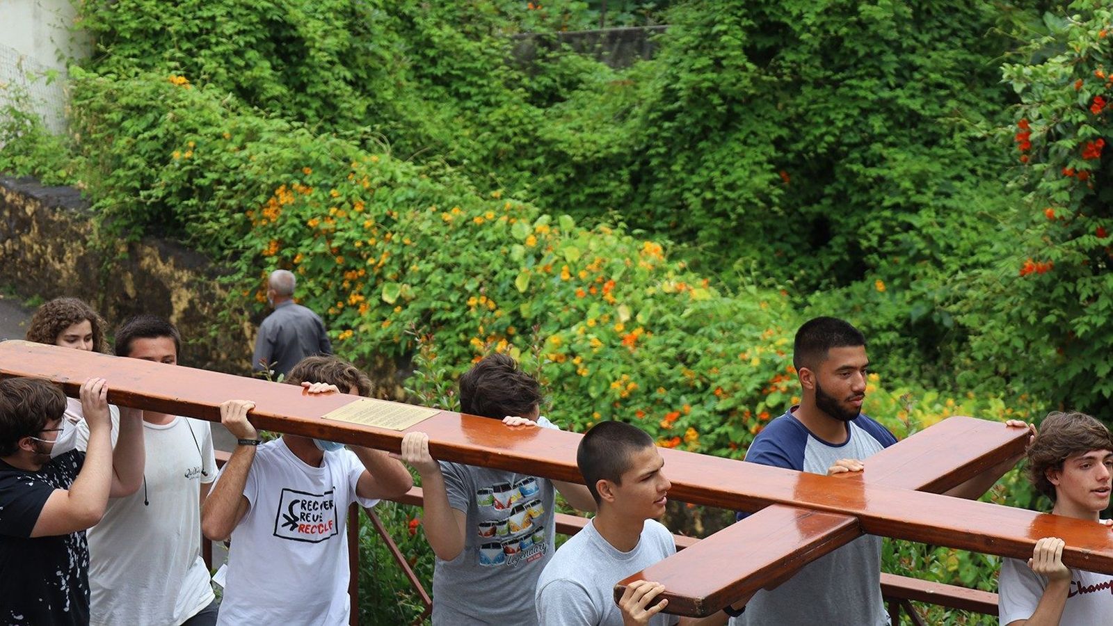 La "peregrinación" de los jóvenes católicos rusos