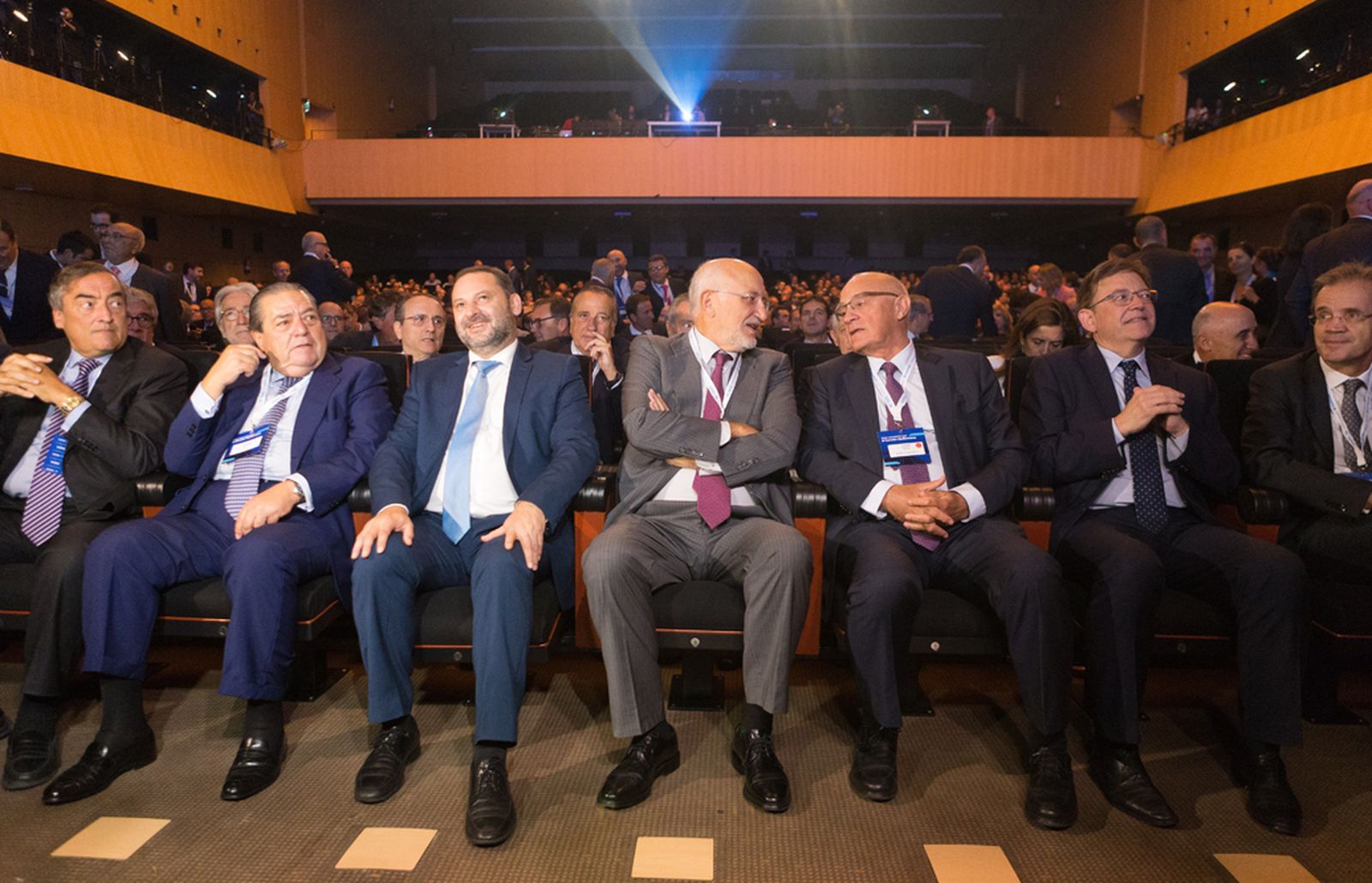 Reunión en Barcelona, el 2018, para reivindicar el Corredor Mediterráneo