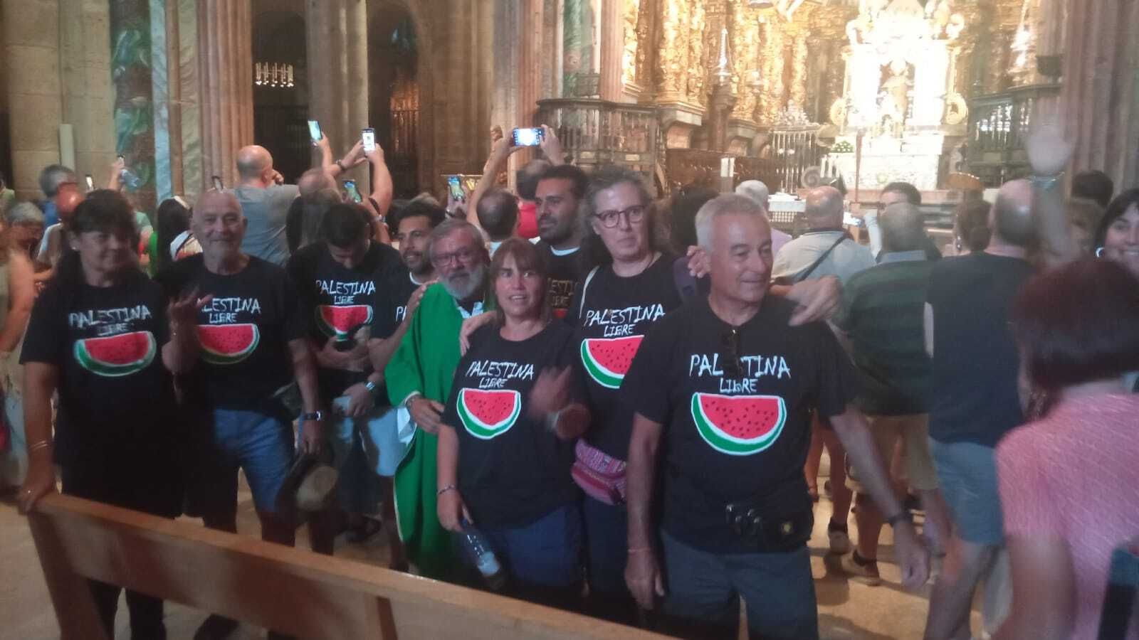 Llegada del grupo a Santiago