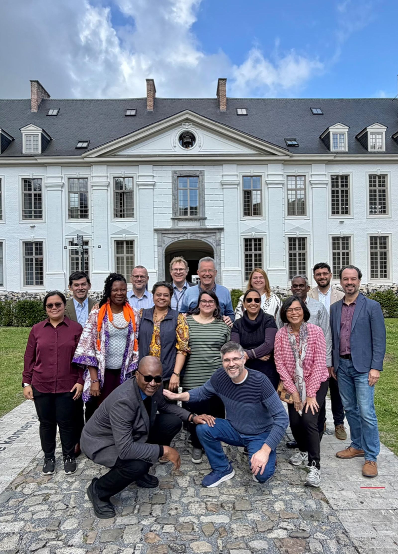 Equipo editorial de Conilium, reunidos los días 4 y 5 en la Universidad de Lovaina, Bégica.