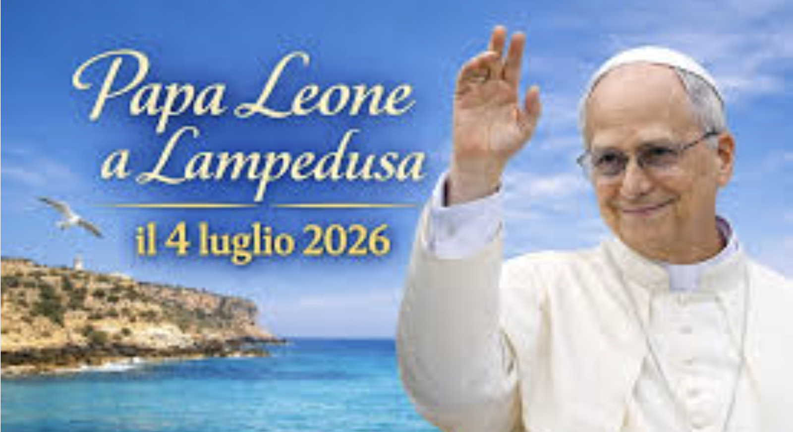 Papa León a Lampedusa