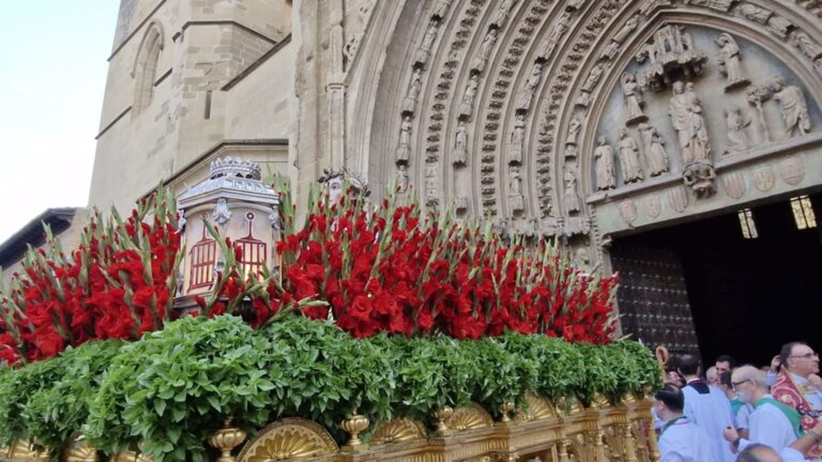 Procesión de San Lorenzo en Huesca