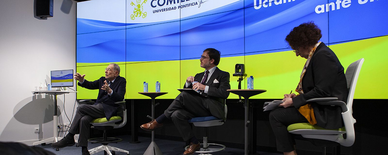 Javier Solana y Ana Palacio