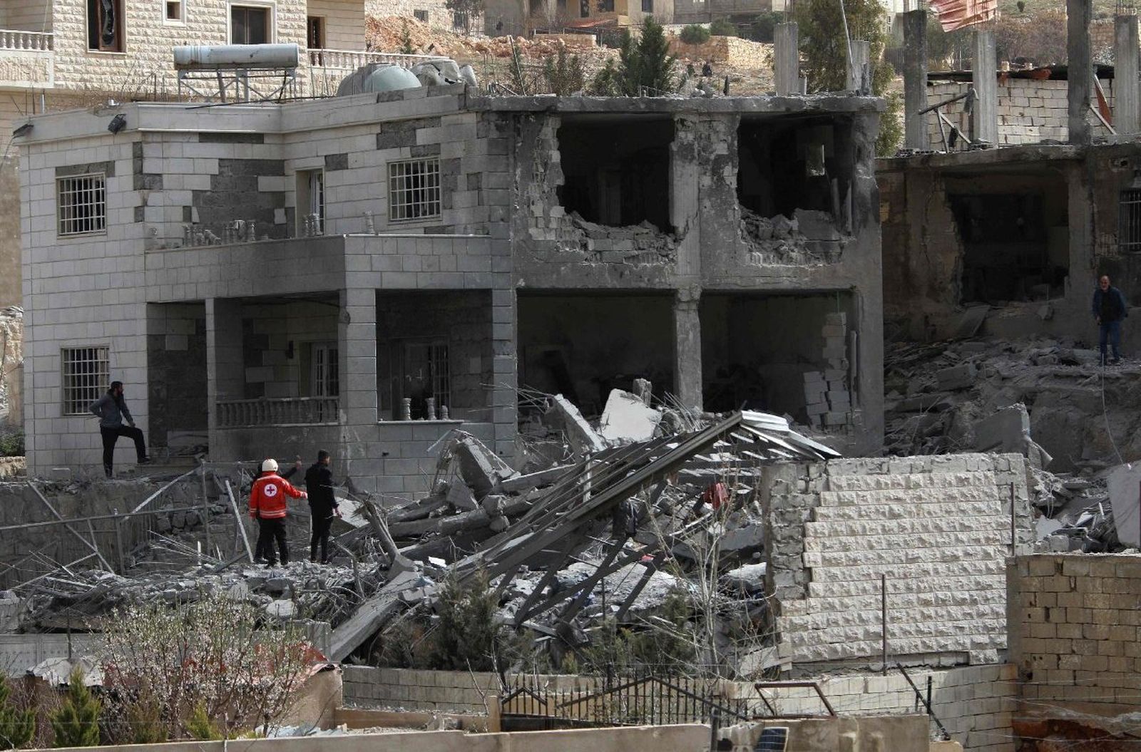 Ataque israelí al valle de la Bekaa en el Líbano