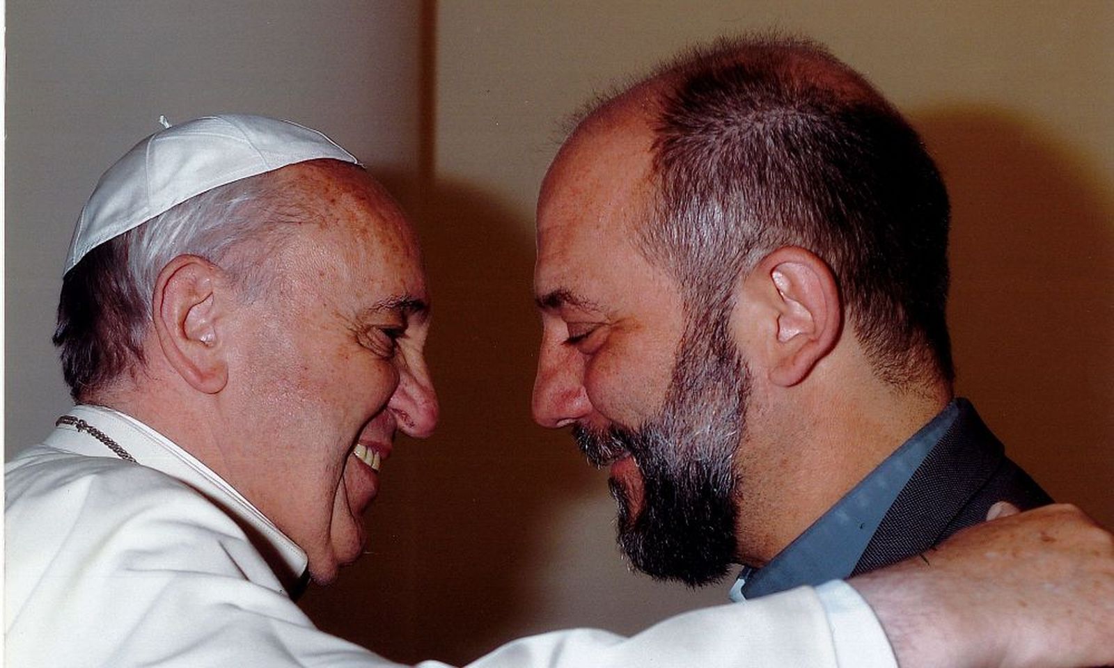 Papa Francisco y José María Calderón