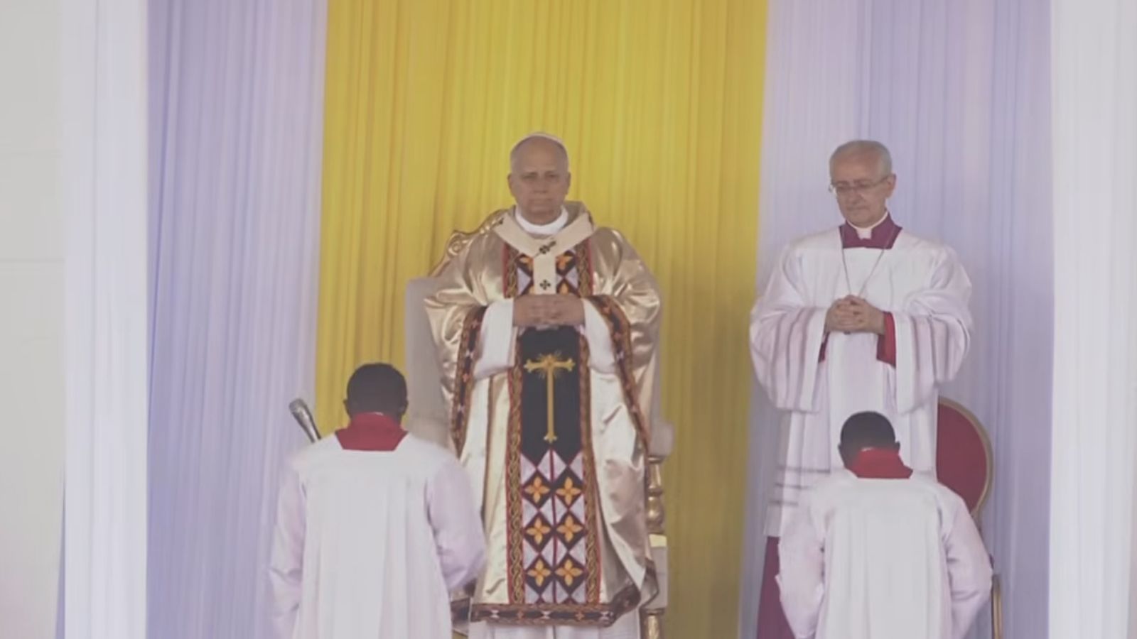 León XIV, en la misa