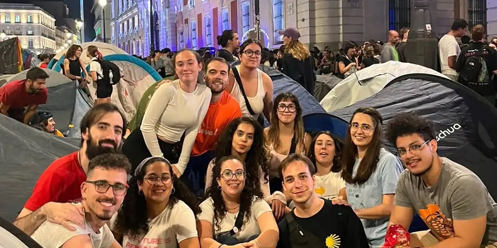 Militantes de la JOC y la JEC acampan en Sol