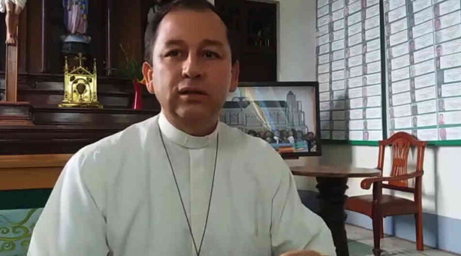 Monseñor Juan Carlos Barreto,l obispo de Quibdó