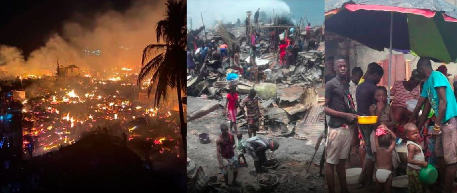 Freetown, asolada por el fuego: los misioneros salesianos abren sus puertas