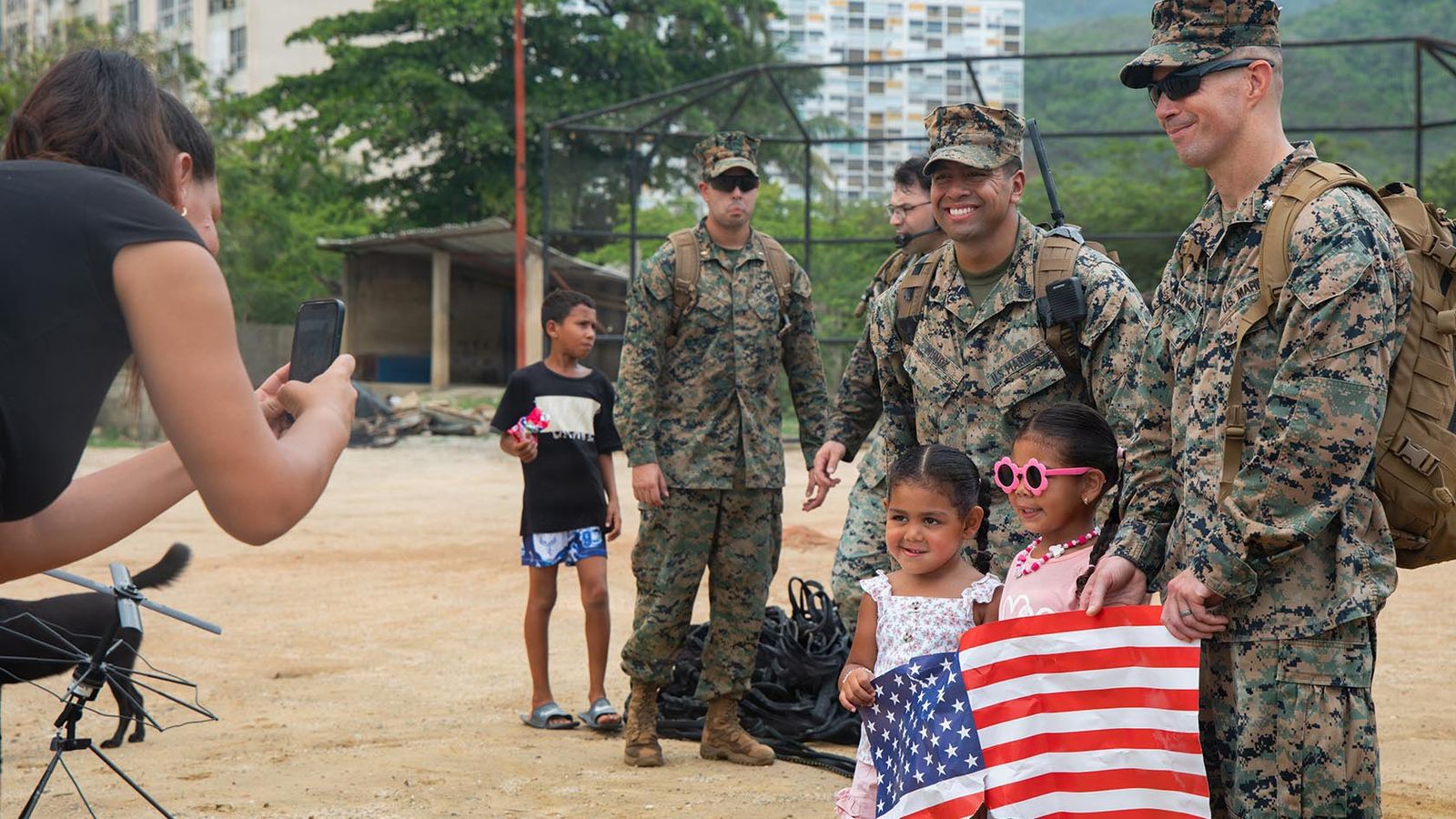 Militares de EEUU en Caracas