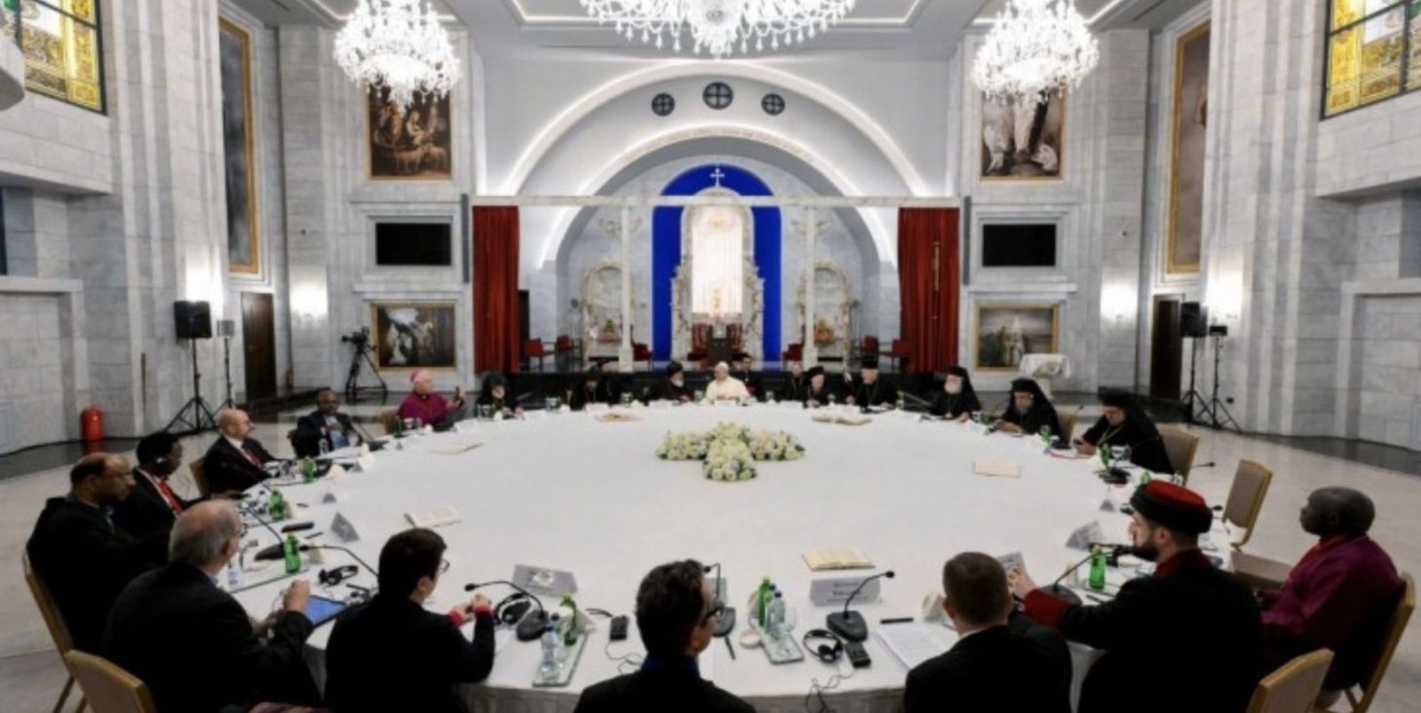 Encuentro privado con las distintas confesiones cristianas