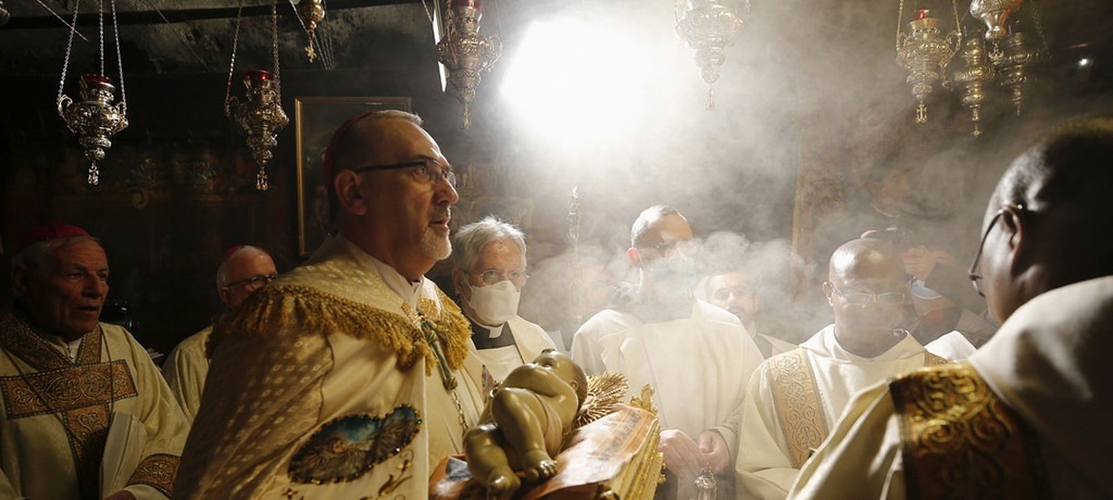 Pizzaballa, en Belén