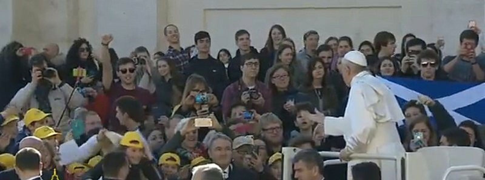 Francisco, durante la audiencia