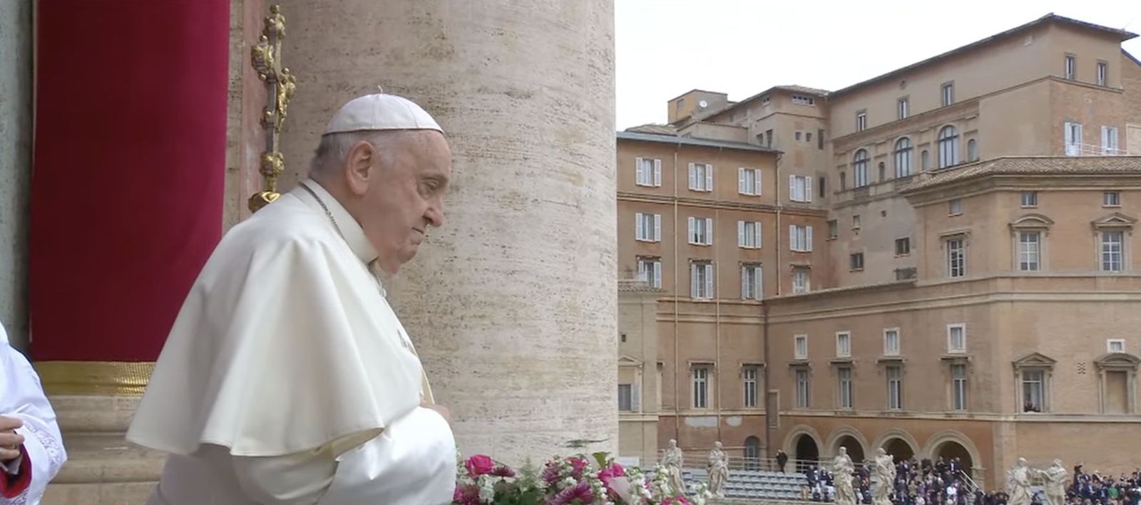 El Papa, en el balcón de las bendiciones