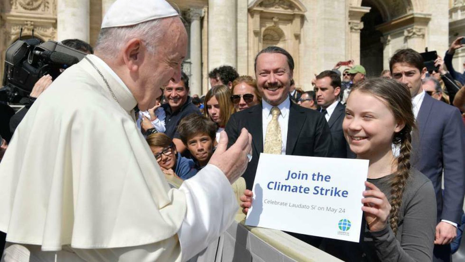Francisco, con Greta Thumberg