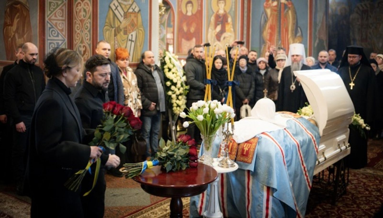 Despedida al patriarca Filaret en Kiev