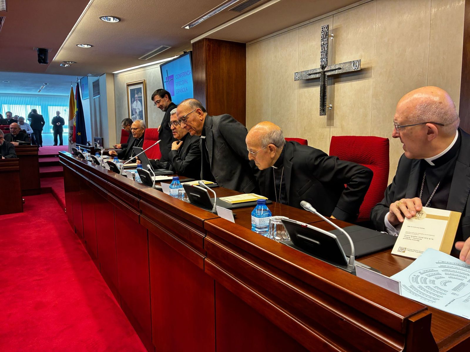 Mesa presidencial de la Plenaria