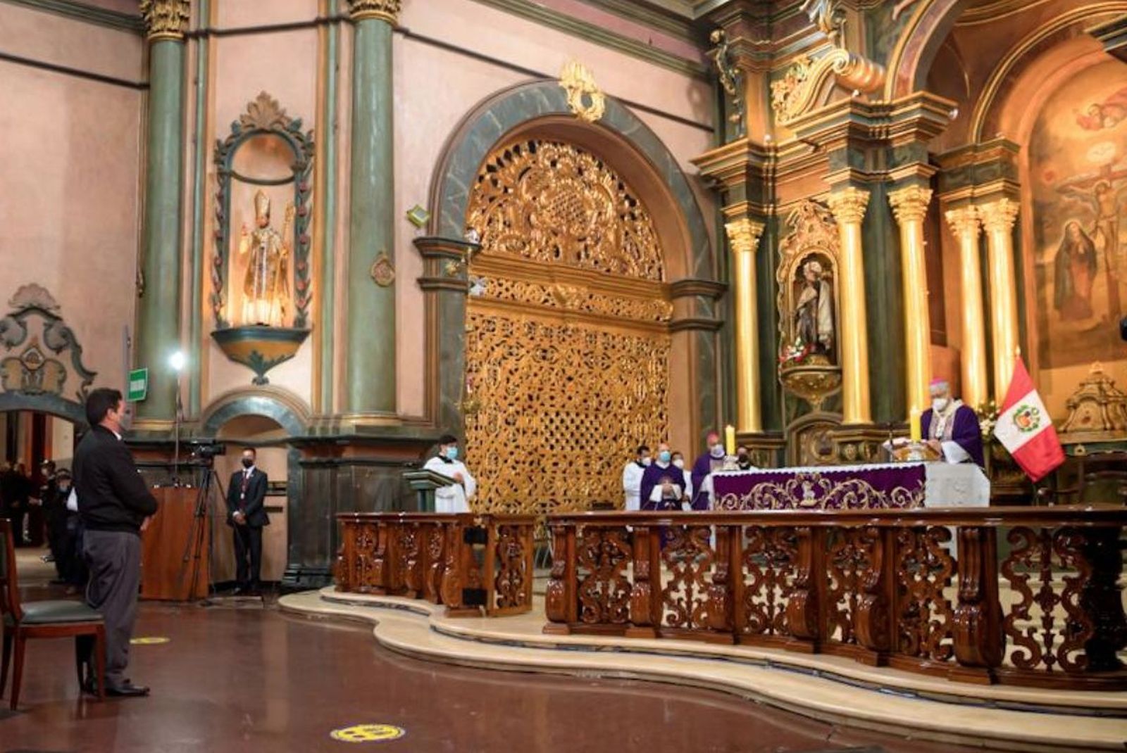 Carlos Castillo y el presidente